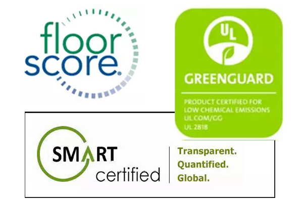FloorScore、Greenguard、SMaRT產(chǎn)品認證